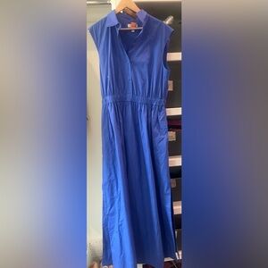 COS Blue Sleeveless Maxi Sundress